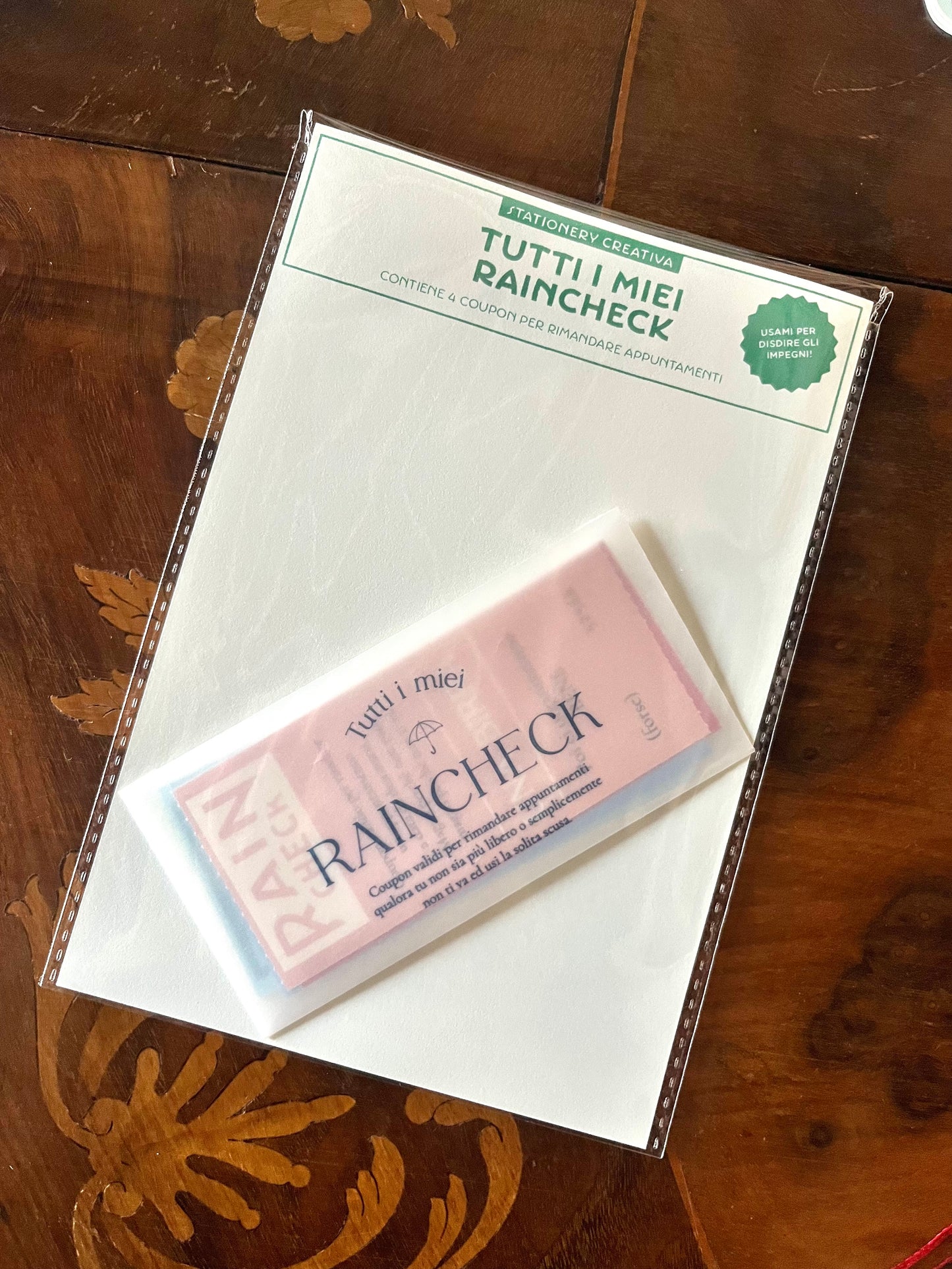 Tutti i miei Raincheck